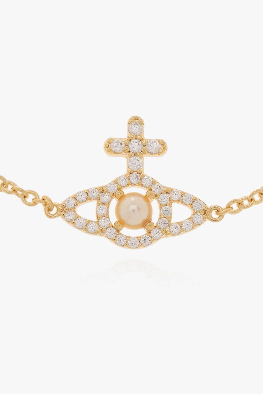 Gold 'Olympia' brass bracelet Vivienne Westwood